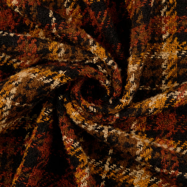 Tweed fabric Brown 
