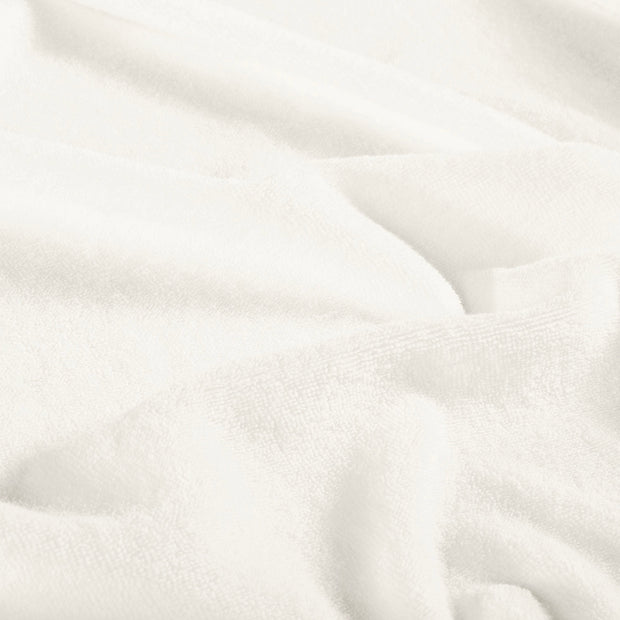 Stretch terry fabric Unicolour Off White