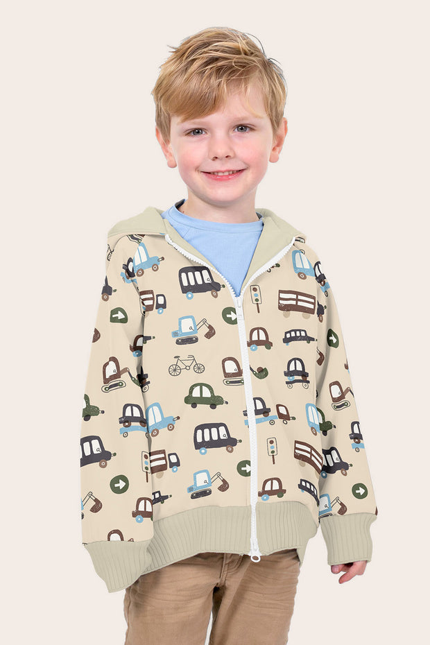 Softshell fabrik Beige weich 
