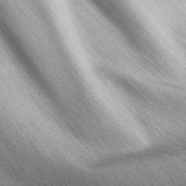 Gabardine stof Effen Licht grijs