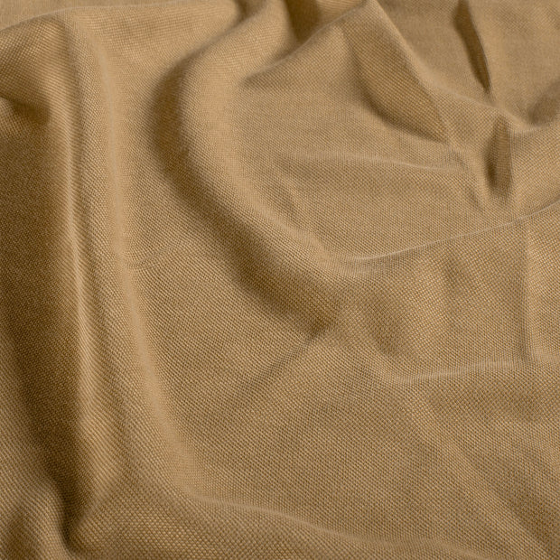 Piqué stof Abstract Camel