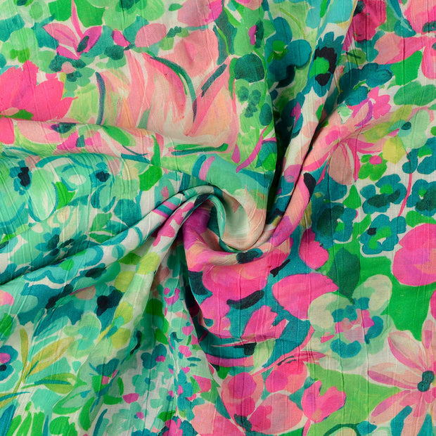 Viscose Poplin stof Lila 