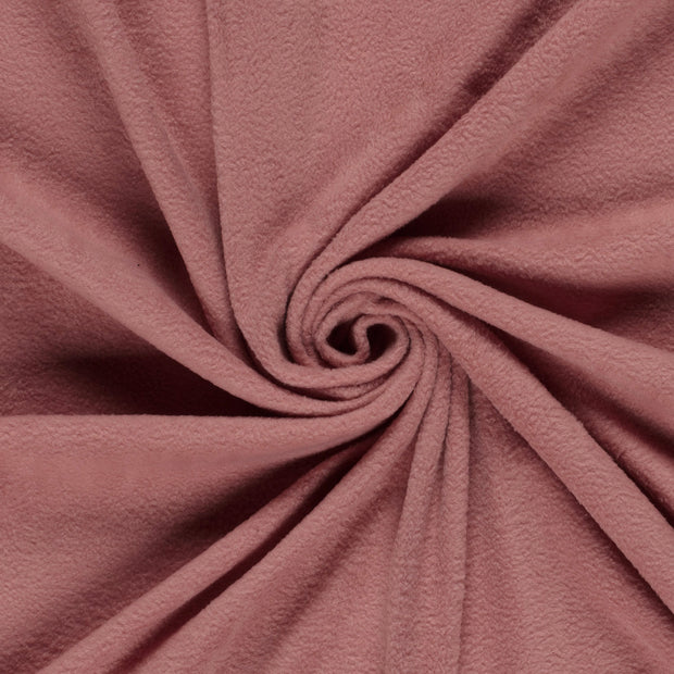 Polar Fleece tela Rosa antiguo cepillado 