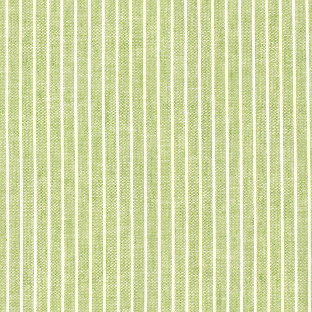 Chambré fabric Stripes Lime Green