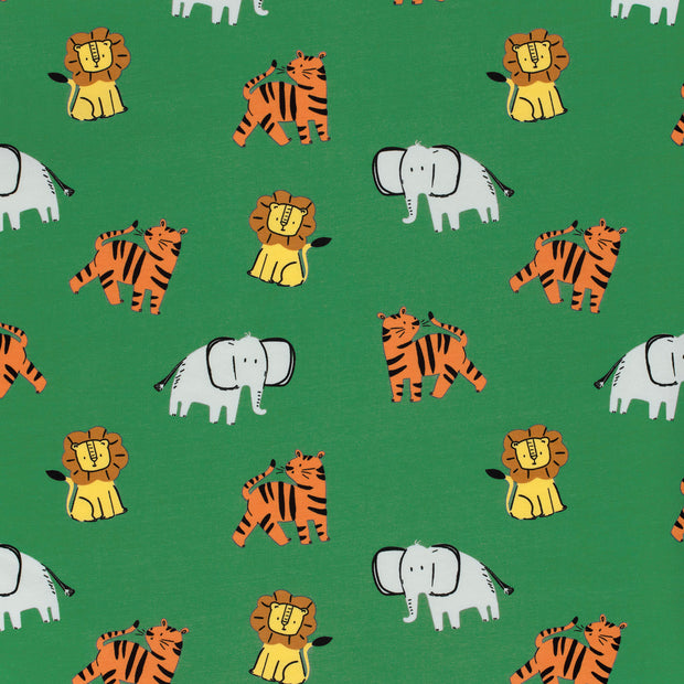 Cotton Jersey fabric Green soft 