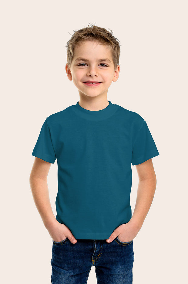 Jersey fabrik Uni Pfauenblau