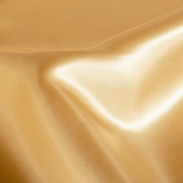Satén tela Unicolor Oro