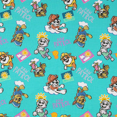 digitaal bedrukt Turquoise