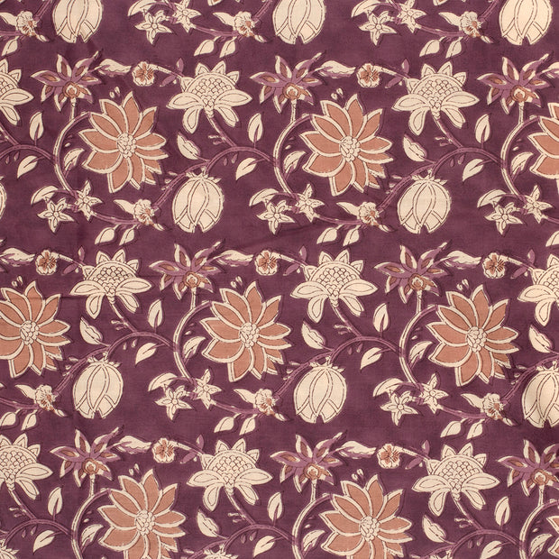 Voile tissu Vieux rose 
