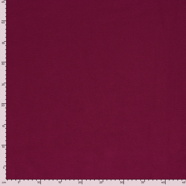 Fleece fabric Unicolour Magenta