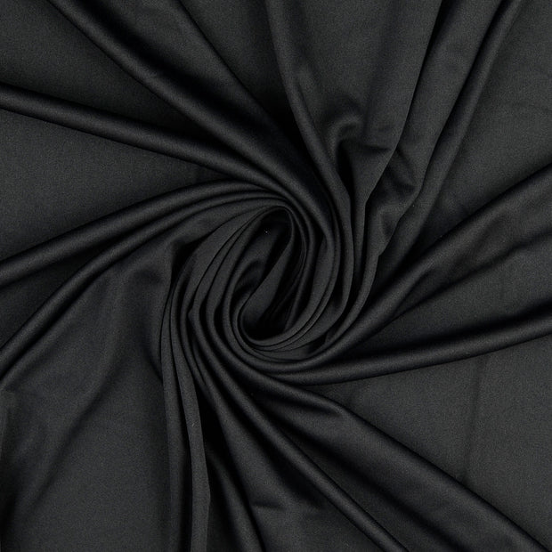 Polyester Jersey tela Negro 