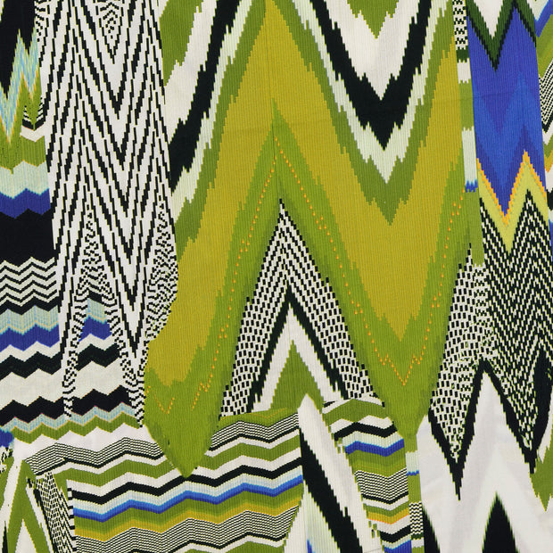Viscose Poplin fabrik Geometrische Mehrfarbig