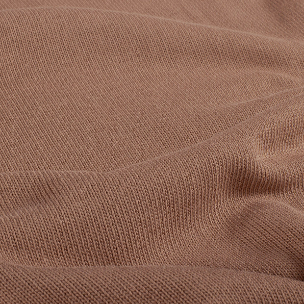 Heavy Knit tela Unicolor Camel