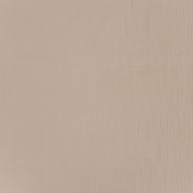 Mousseline extra breed stof Beige mat 