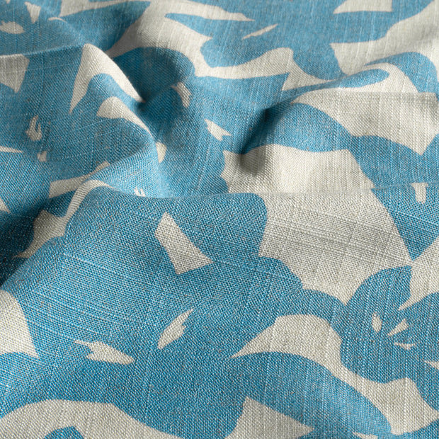  fabric Flowers Aqua
