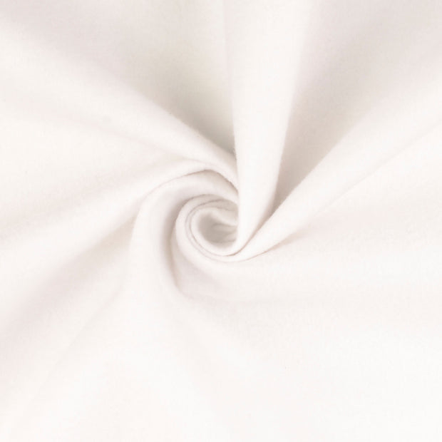 Felt fabric White 