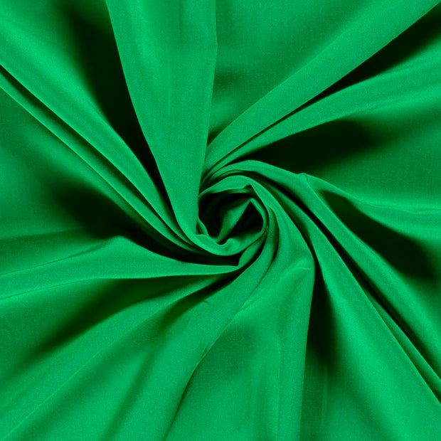 Bambú Poplin tela Unicolor Verde