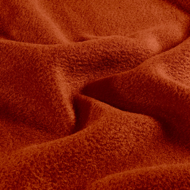 Polar Fleece fabric Unicolour Brique