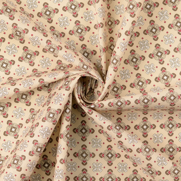 Cretonne tissu Beige 