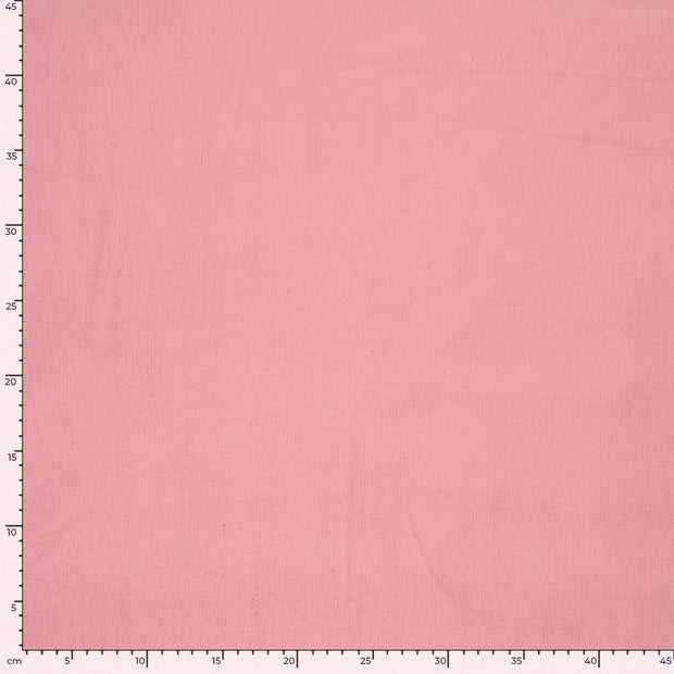 Babycord 21w fabric Unicolour Pink