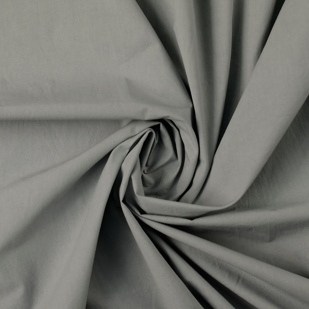 Cotton Poplin fabric Grey 