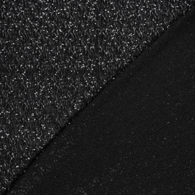 Mesh fabric Unicolour Sequins 