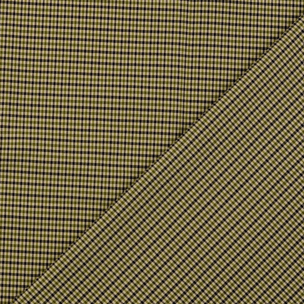 Bengaline fabric Olive Green yarn dyed 