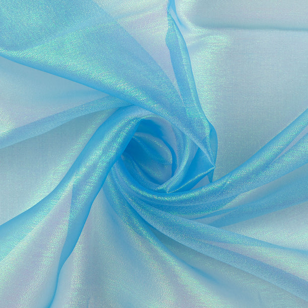 Organza fabrik Turquoise 