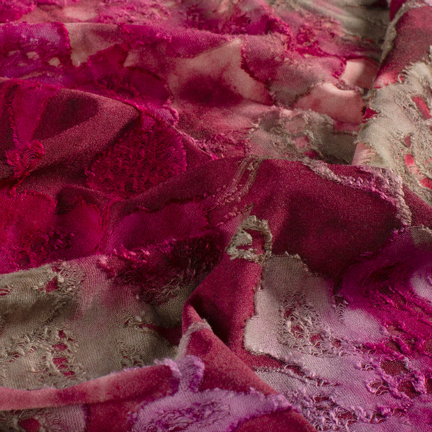 Jacquard fabrik Blumen 