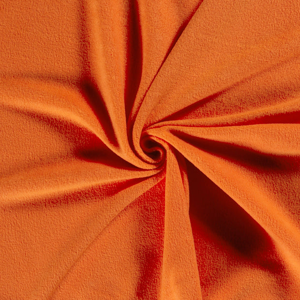 Polar Fleece fabrik Orange gebürstet 