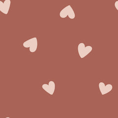 Felpa estampado Corazones Rosa antiguo