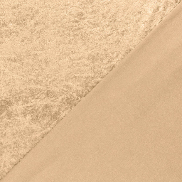 Velours fabric Unicolour crushed 