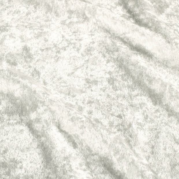 Velours fabric Unicolour Off White