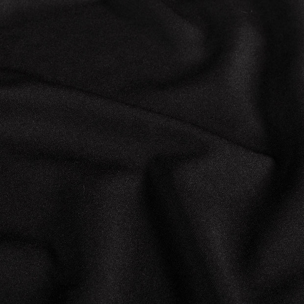 Crepe fabric Unicolour Black