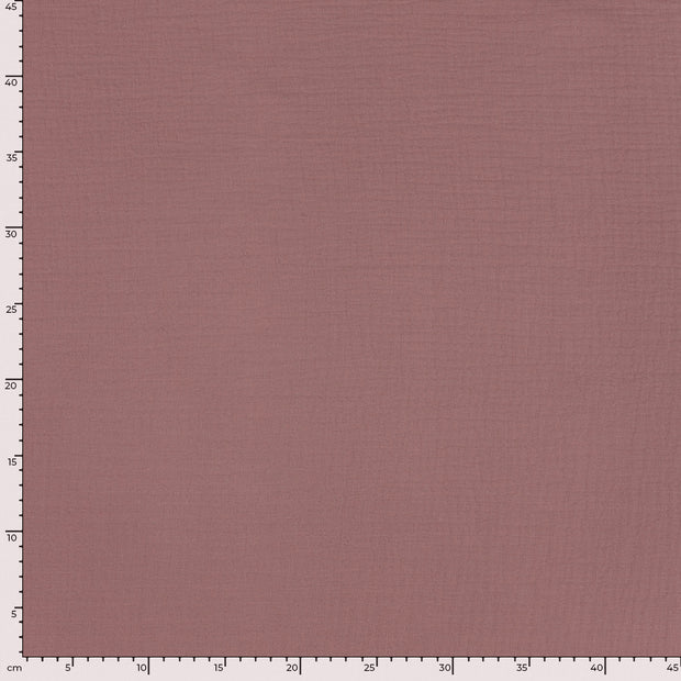 Muselina tela Unicolor Mauve claro
