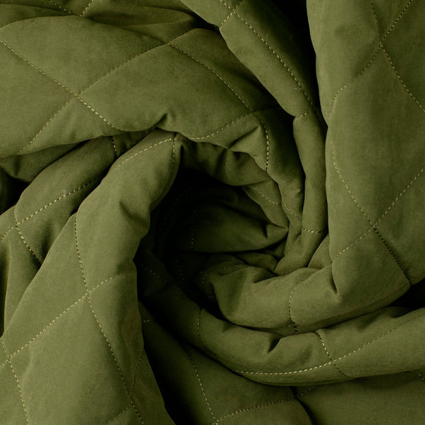 Teddy fabric Olive Green 