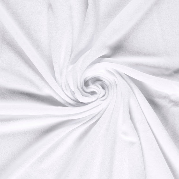 Fleece fabric White 