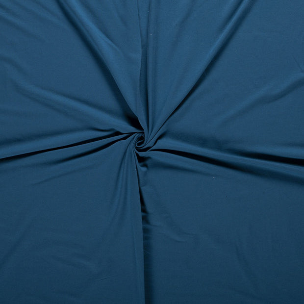 French Terry fabric Peacock Blue 