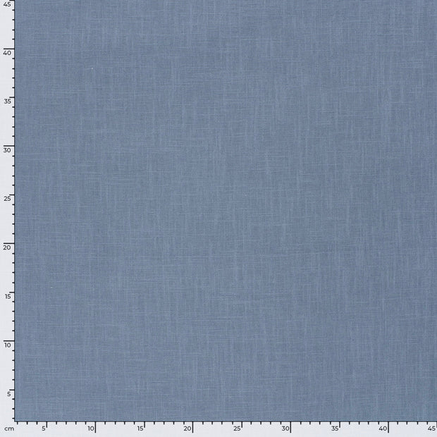 Lin tissu Unicolore Bleu bébé
