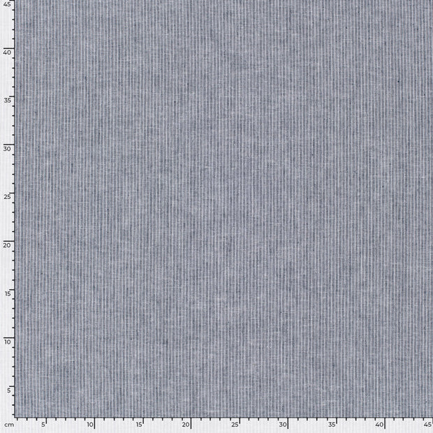 Chambré tissu rayures Bleu Marine
