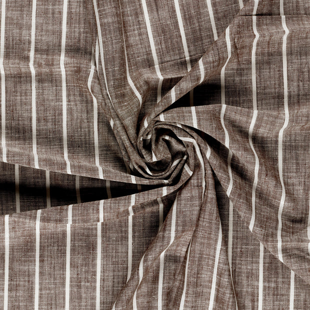  fabric Dark Brown yarn dyed 