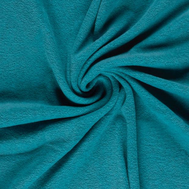 Fleece fabrik Petrol 