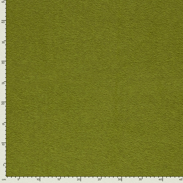 Fleece stof Effen Groen