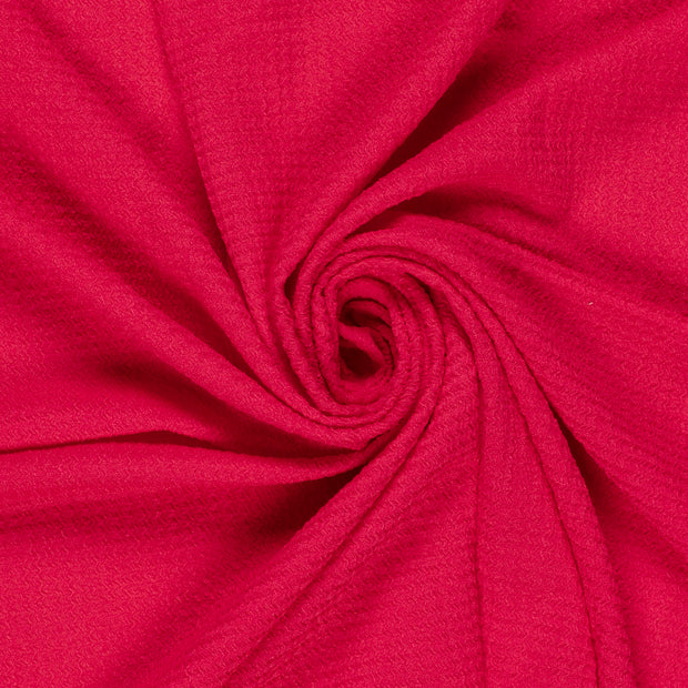 Polyester Bubble tela Unicolor Rojo oscuro