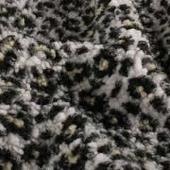 Sherpa Fleece jacquard Luipaarden Beige
