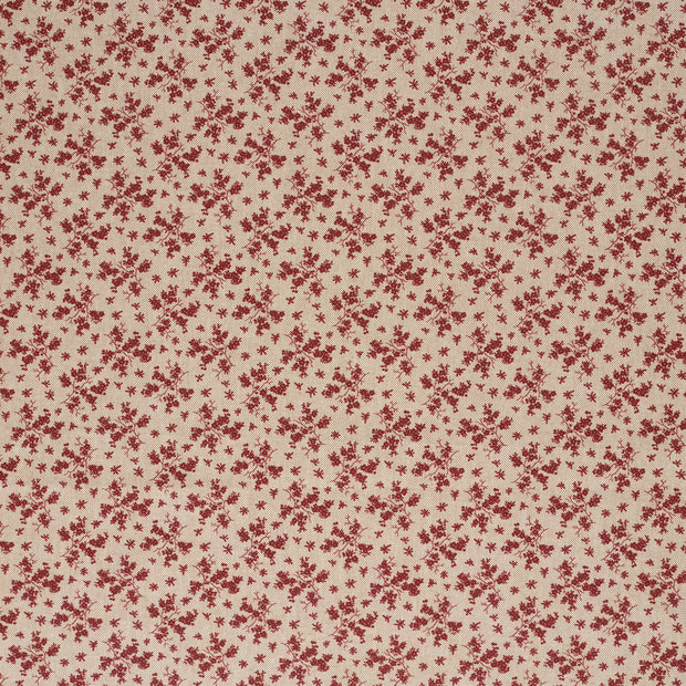 Linnenlook stof Donker rood mat 