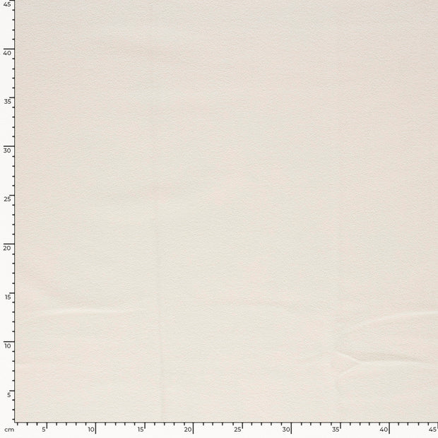 Fleece fabrik Uni Wollweiß