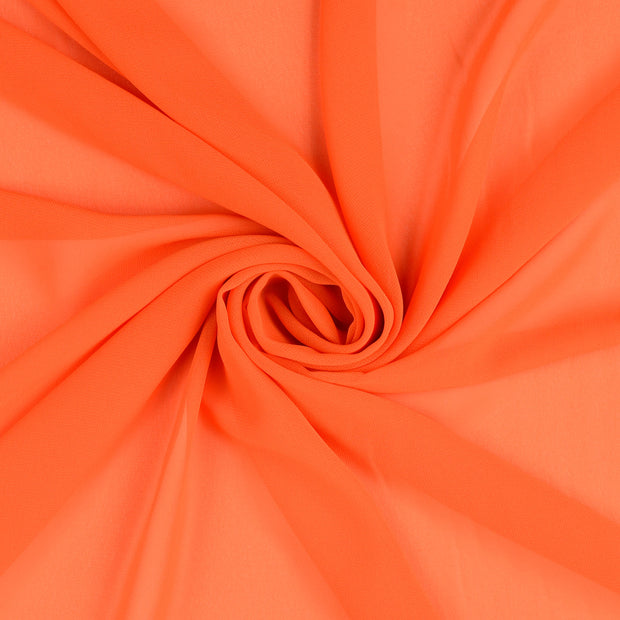 Chiffon fabrik Orange 