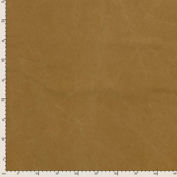 Canvas fabric Unicolour Camel