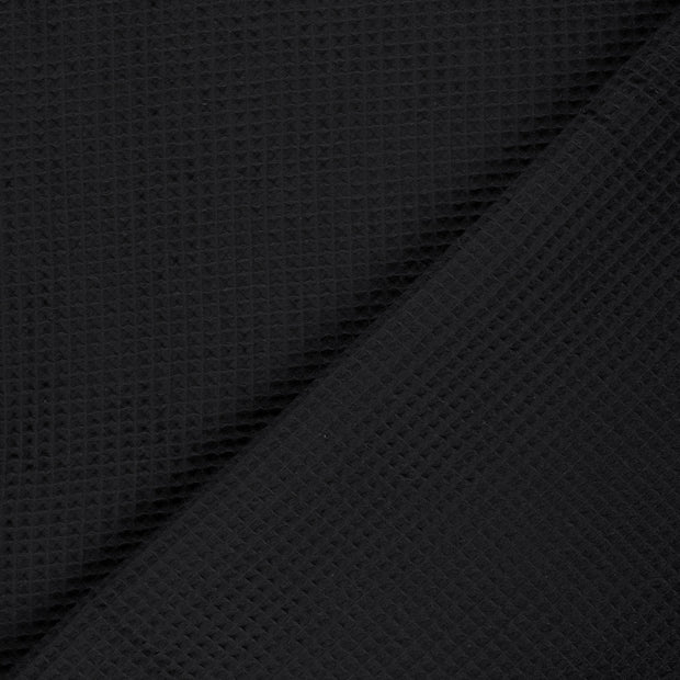 Waffle piqué fabric Unicolour 